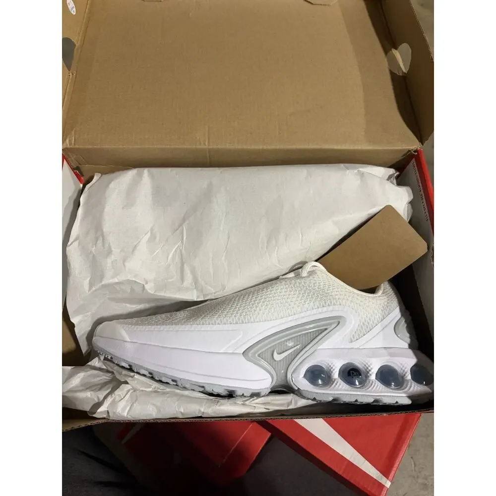 Nike Air Max DN White Metallic Silver FJ3145-102 Men’s Size 9 (WOMEN 10.5) - Picture 3 of 5